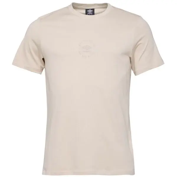 Umbro RLXS TEE ESSENTIALS Pánské triko, béžová, velikost