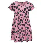 Lewro MIKAELA Dívčí šaty s krátkým rukávem, růžová, velikost 140-146