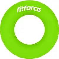 Fitforce RINGGRIP M Posilovací kolečko, reflexní neon, velikost