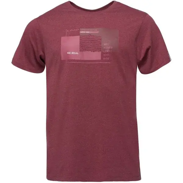 LOAP BOHEM Pánské tričko, vínová, velikost