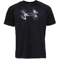Under Armour TECH PRINT FILL Pánské tričko, černá, velikost