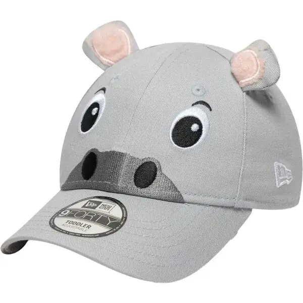 New Era TODDLER ANIMAL HIPPO 9FORTY Dětská kšiltovka, šedá, velikost