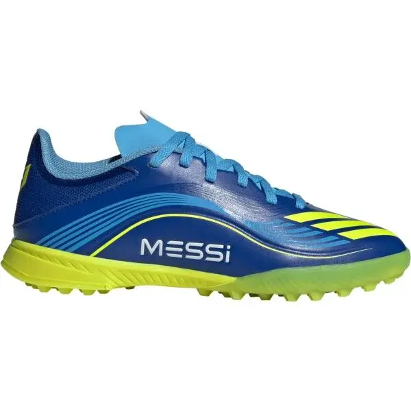 adidas F50 MESSI LEAGUE TF J Dětské turfy, modrá, velikost