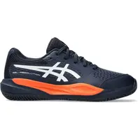 ASICS GEL-RESOLUTION X GS CLAY Dětská tenisová obuv, tmavě modrá, velikost 35.5