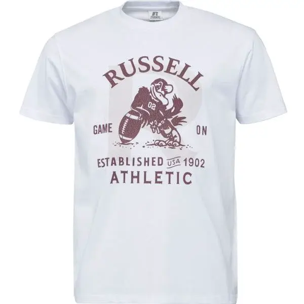 Russell Athletic T-SHIRT Pánské tričko, bílá, velikost