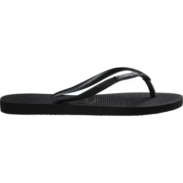 HAVAIANAS SLIM GLITTER II Dámské žabky, černá, velikost 37/38