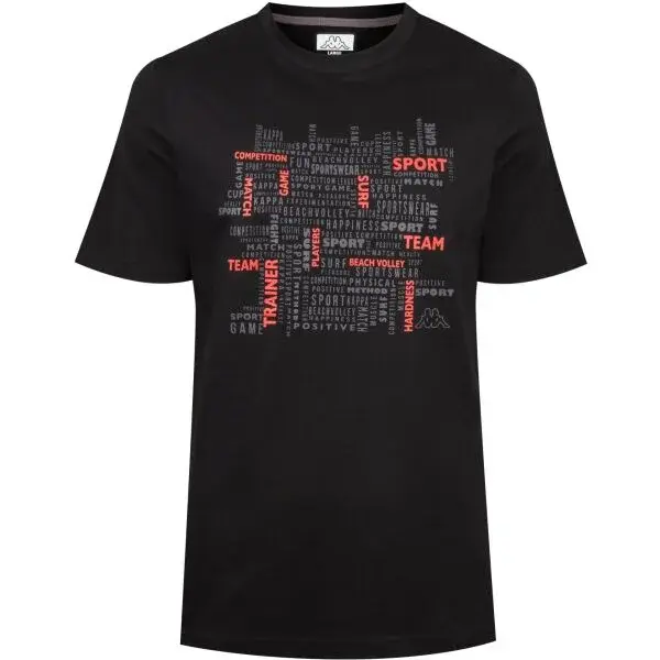 Kappa LOGO GAVOLF Pánské triko, černá, velikost