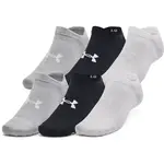 Under Armour ESSENTIAL NO SHOW Unisex ponožky, černá, velikost M