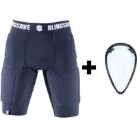 BLINDSAVE PROTECTION SHORTS PRO + CUP Kraťasy se suspenzorem, černá, velikost