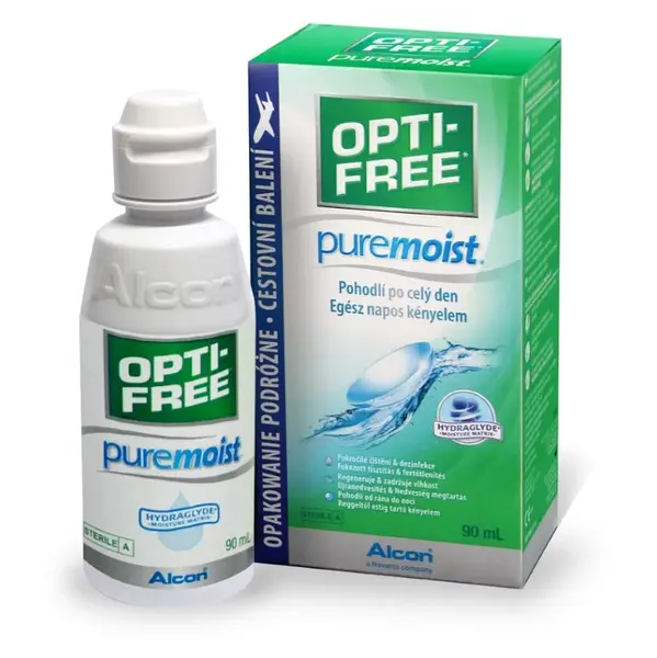 OPTI-FREE PureMoist Roztok na kontaktné šošovky 90 ml