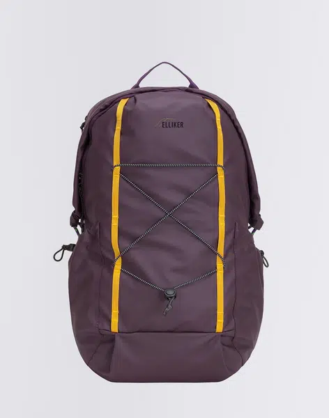 Elliker Kiln Hooded Zip Top Backpack 22L PURPLE