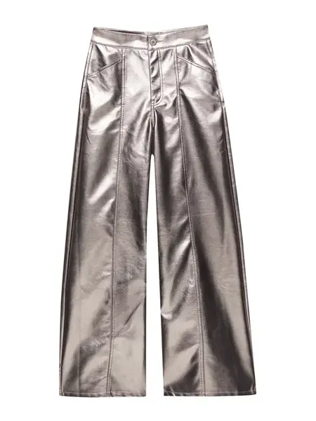 Pull&Bear Nohavice  strieborná