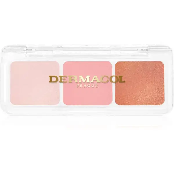 Dermacol Compact Trio paletka očných tieňov odtieň 4 Fairy Flirtini 4.2 g