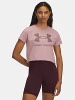 Women's T-shirt Under Armour UA Logo SS-PNK - Women's