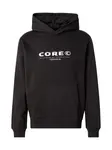 JACK & JONES Mikina 'JCOSTANCE'  čierna / biela