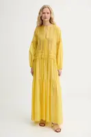 Šaty s příměsí hedvábí Ermanno Scervino LIFE