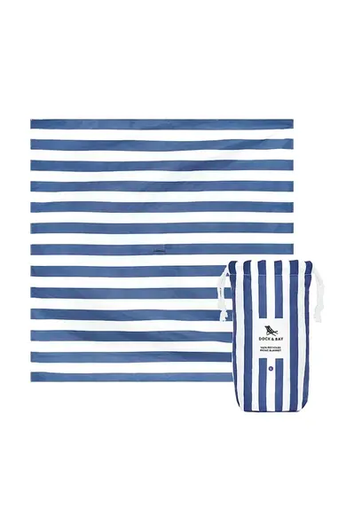 Dock & Bay Pikniková deka Dock & Bay Whitsunday Blue 170 x 170 cm