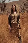 Marisse Women's Sweater Z-Sw-4531 Beige Mel