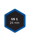 Univerzální opravná vložka US 2 27 mm - 1 kus - Ferdus 4.24 Varianta: US 1 24 mm. 1 ks