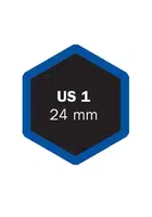 Univerzální opravná vložka US 2 27 mm - 1 kus - Ferdus 4.24 Varianta: US 1 24 mm. 1 ks