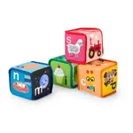 BABY EINSTEIN Hračka textilní kostky abeceda Alpha Stacks™ 4ks, 3m+
