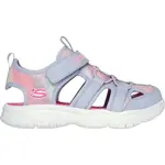 Skechers FLEX SPLASH - DAYLIGHT SHIMMER Dívčí sandály, světle modrá, velikost