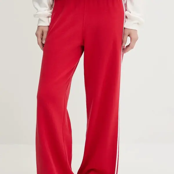 Kalhoty Hollister Co. dámské, červená barva, KI347-5067