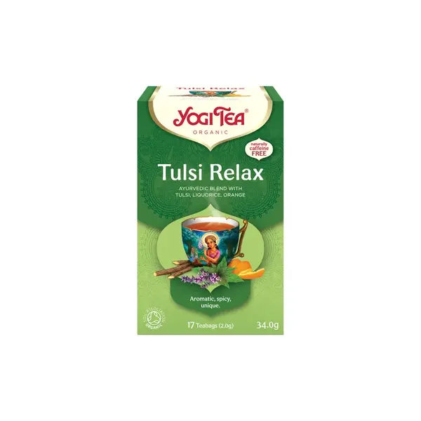 YOGI TEA Tulsi Relax BIO porcovaný čaj 17 sáčků