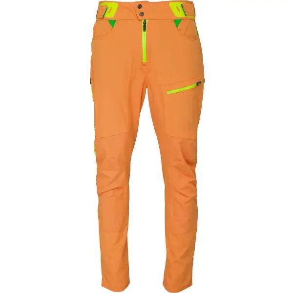 HAVEN SINGLETRAIL LONG Cyklistické nohavice, oranžová, veľkosť