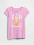 Dětské triko GAP s logem pro dívky