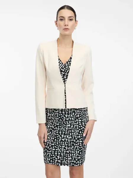 Krémové dámske sako ORSAY