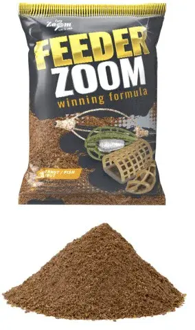 Carp zoom feederzoom krmítková směs 1 ks - tygří ořech ryba halibut