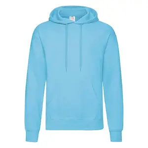 Blue Men's Hooded Sweat Fruit of the Loom