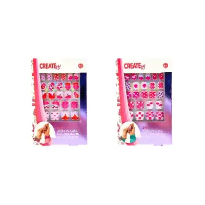 Umělé samolepící nehty 18 ks Create it!