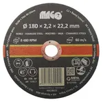 Řezný kotouč na nerez 180 x 2,2 x 22,2 mm MAGG