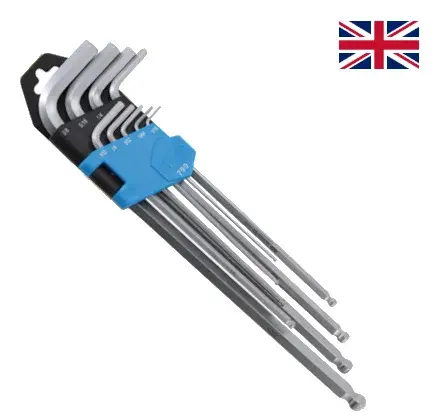 BGS technic Klíče imbus, palcové 9ks - BGS 799