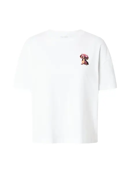 Rich & Royal Tričko  hnedá / biela