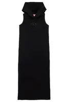 Dětské bavlněné šaty Diesel DYTES DRESS černá barva, midi, J02203