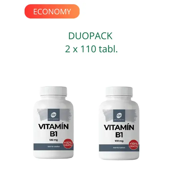 DR. FLEMING Vitamin B1 100mg +10% gratis 220ks DUOPACK