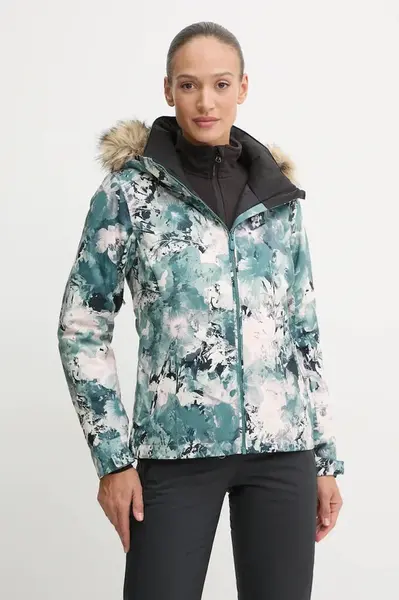 Bunda Roxy Jet Ski zelená barva, ERJTJ03481