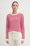 Svetr Pepe Jeans POPPY dámský, červená barva, lehký, PL702278
