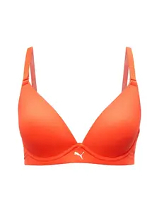 PUMA Podprsenka  oranžovo červená