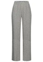 LASCANA Pyžamové nohavice  čierna / biela