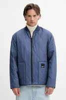 Bunda Karl Lagerfeld Jeans modrá barva, přechodná, A3M15031