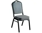 Jedálenská stolička Jazz, stredne šedá látka%