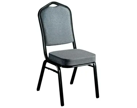 Jedálenská stolička Jazz, stredne šedá látka%