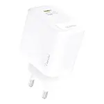 Dudao A28 nabíječka USB-C, 45W GaN, bílá