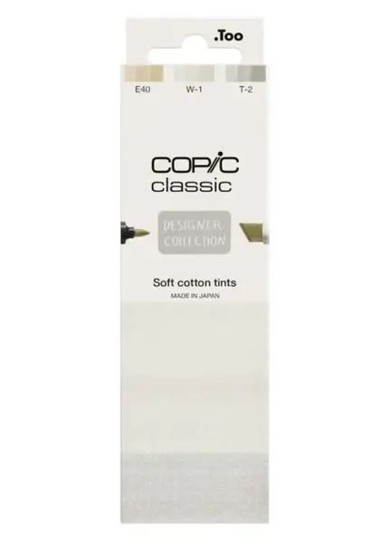 Sada markerů Copic Classic 3ks Soft cotton tints