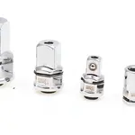 Adaptéry pro ráčnové klíče, čtyřhrany 1/4", 3/8", 1/2" a bity, 4 ks - JONNESWAY W45316S-AD