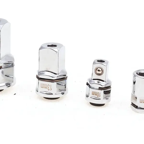 Adaptéry pro ráčnové klíče, čtyřhrany 1/4", 3/8", 1/2" a bity, 4 ks - JONNESWAY W45316S-AD